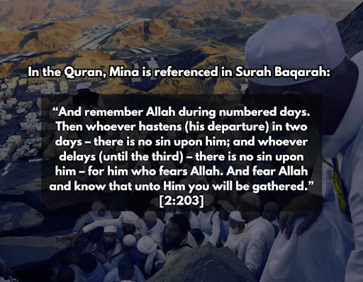 Importance of Mina in Quran, Mina Ziyarat, Umrah Taxi