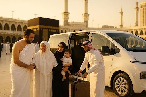 Pilgrims performing Tawaf around the Kaaba in Makkah. Visual context for the article comparing Taxi Prices in Makkah vs. Madinah for local transport.